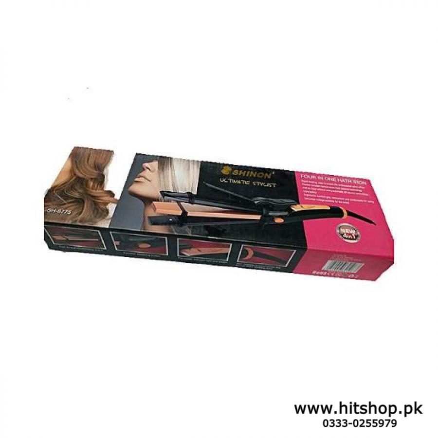 Shinon 3in1 Hair Straightener Crumple And Roller Sh-8775